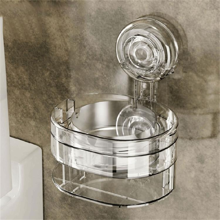 Elegant Ashtray Storage Rack for Bathroom Kitchen Bar with Strong Suction Cup Ashtray with Holders Stainless Steel
