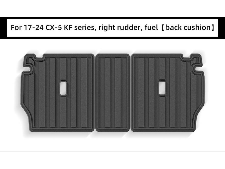 Custom-Fit TPE Floor Mats: Waterproof & Dirt-Resistant for 2017-2024 Mazda CX-5 KF Series
