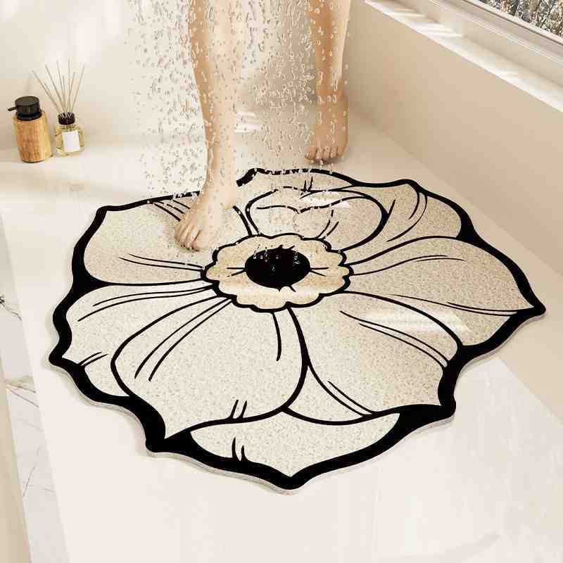 New Bathroom Non-slip Mat Shower Room Bath Floor Anti-fall Mat Toilet Toilet Bathtub Waterproof Mat