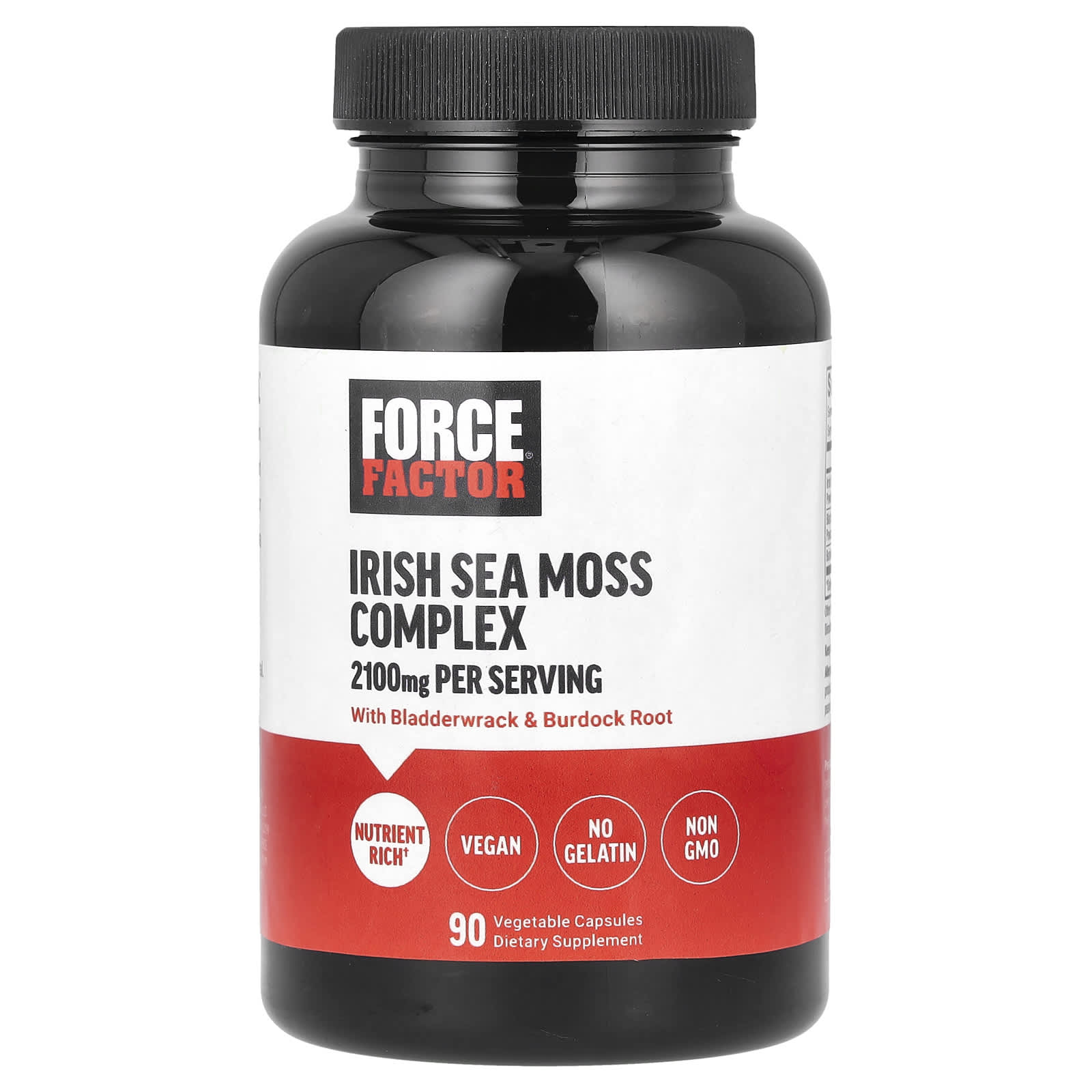 

Irish Sea Moss Complex, Veggie Capsules, 90 (700Mg per Capsule)
