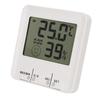 Thermometer Hygrometer Temperature Humidity Meter Digital Display Electric Clock for Home