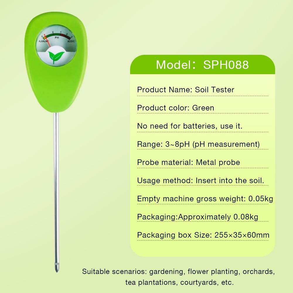 Handheld Soil Detector Multiple Soil PH/Temperature Humidity/Fertility Meter Soil Moisture Analyzer Gardening Planting Helper