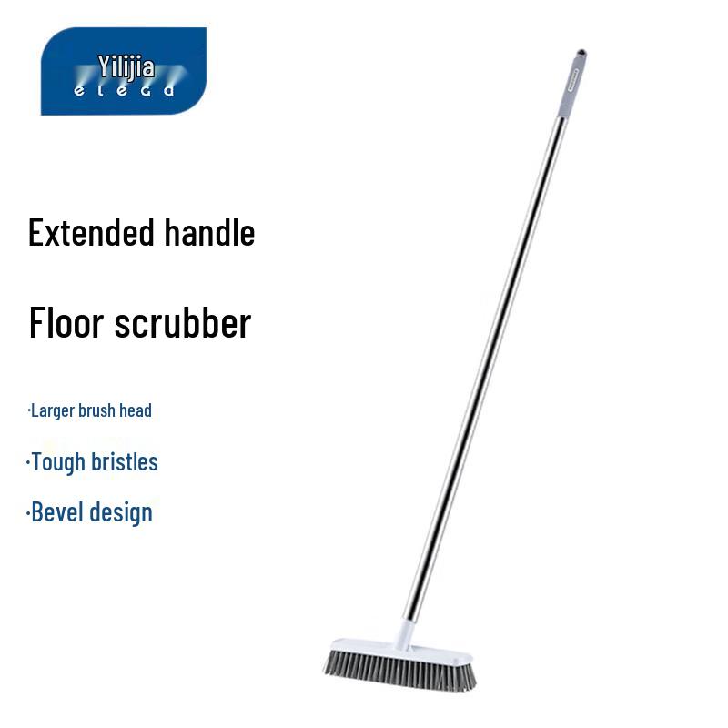Yilijia Long Handle Hard Bristle Floor Scrub Brush