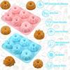 Non-Stick Fluted Tube Cake Pan Silicone Cake Molds  For Candy Making Chocolate Crafting