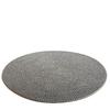 Retro-Style Round Imitation Jute Living Room & Bedroom Carpet, Machine Washable Floor Mat