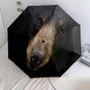 1PC Black Bears Automatic Umbrella - Suitable Travel Outdoor Portable Umbrella Birthday Gift Daily Essentials