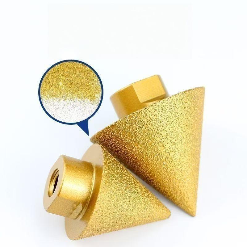 1Pcs 38/50mm Cone Punching Expanding Drill Bit Grinding Wheel Ceramic Tile Chamferer M10 Thread Diamond Beveling Chamfer Bit
