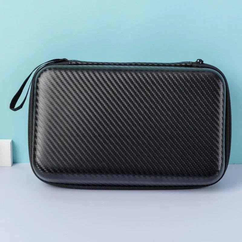 1PCS Stylish Eva Headphone Data Cable Storage Hard Drive Bag Simple Portable Charger Headphone Zipper Box