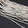 1String, Potato Shape Pearls, 2-3 mm, White Natural Freshwater Pearl Beads for Jewelry Making DIY Supplies, Women's Craft Gifts 36cm