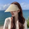 High Quality Summer Fashion Sunshade Sun Hat Straw Headband Empty Top Hat Summer Sports Women's Hat