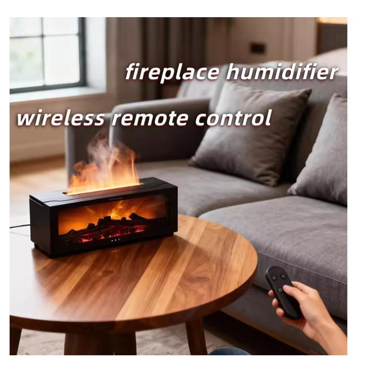 Air Humidifier Essential Oils Humidifiers Home Aroma Humidifier Flame Automatic Fragrance Diffuser With LED Light Remote Control