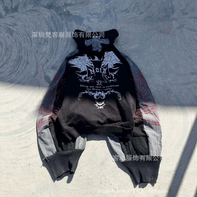 Oversized Unisex Streetwear Hoodie With 3D Print Retro Patchwork Design Loose Fit Teens Adults