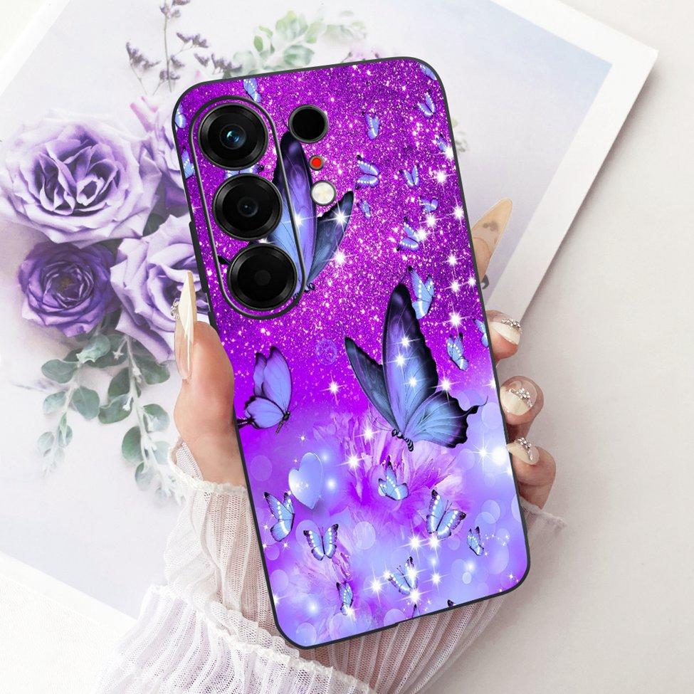 For Tecno CN5 Case For Tecno Camon 50 4G Cover Fashion Butterfly Cute Cat Cool Painted Soft Phone Casing For Techno Camon50 4G