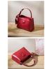 2025 Retro Rote Braut-Eimertasche mit großem Fassungsvermögen