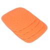 4pcs Chicken Nest Mat Washable Chicken Nesting Pads Nesting Box Pads for Laying Eggs Orange
