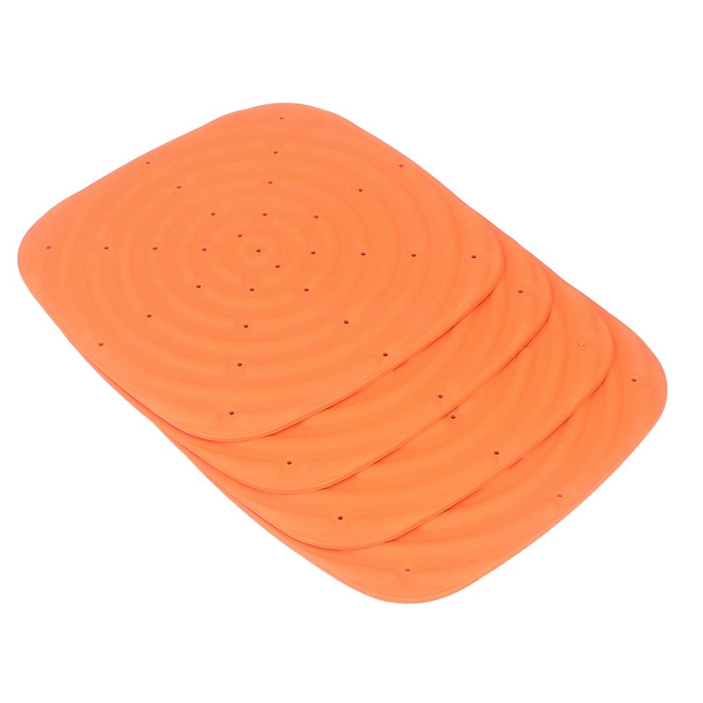 4pcs Chicken Nest Mat Washable Chicken Nesting Pads Nesting Box Pads for Laying Eggs Orange