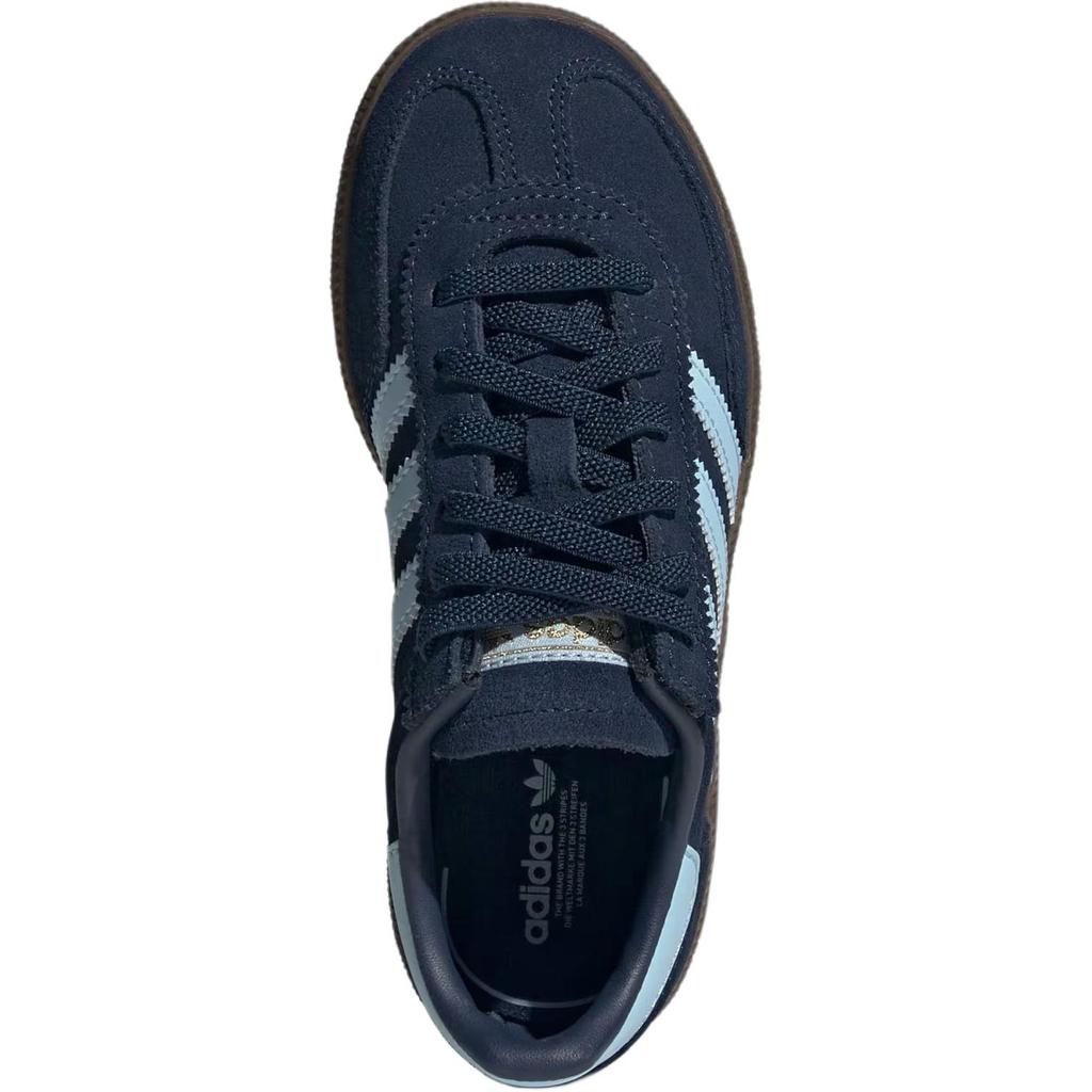 Adidas Originals HANDBALL SPEZIAL Classic And Versatile Low top Kids' Skateboarding Shoes Blue JQ6380