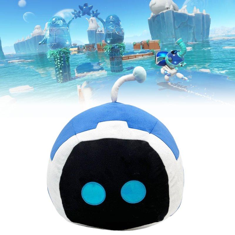 Blue Bot Astro Plush Toy Dolls  Room Decoration Ornament Children 30cm Gifts