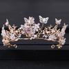 Barock Perle Strass Krone Blume Schmetterling Prinzessin Diadem Stirnband Haarschmuck Damen Braut Hochzeit Haarschmuck Schmuck