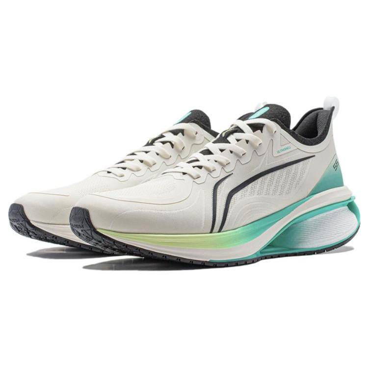 Li Ning WuShi 5S 3.0 Abrasion Resistant Low top Casual Running Shoes Men's Ecru ARST049-1