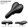 Bicycle Saddle Thicken PU Leather Sponge Shockproof Mountain Road Bike Soft Comfortable Seat Cushion Cycling Accessories