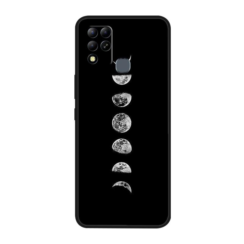 For Infinix Hot 11 G37 4G Case Covers TPU Black Silicone Cover for Infinix Hot11 G37 Protective X689F Soft G 37 Black Shells