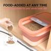 10KG Foldable Rice Bucket Kitchen Insect-Proof Grains Flour Storage Box Home Pet Food Sealed Jar Cereals Organizer Containers