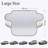 Sunshade Cover Car Windshield Snow Sun Shade Waterproof Protector Automobile Magnetic Cover Car Front Windscreen Cover Parts