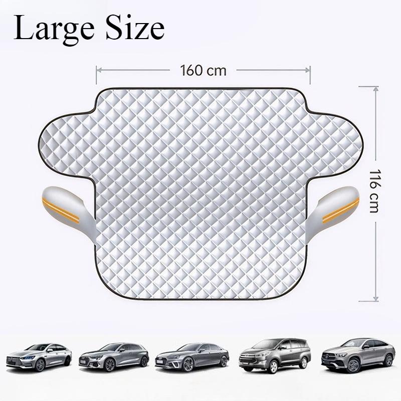Sunshade Cover Car Windshield Snow Sun Shade Waterproof Protector Automobile Magnetic Cover Car Front Windscreen Cover Parts