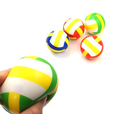 1Pc Stress Relief Vent Ball Mini Volleyball Squeeze Schaum Ball Kinder Outdoor Spielzeug