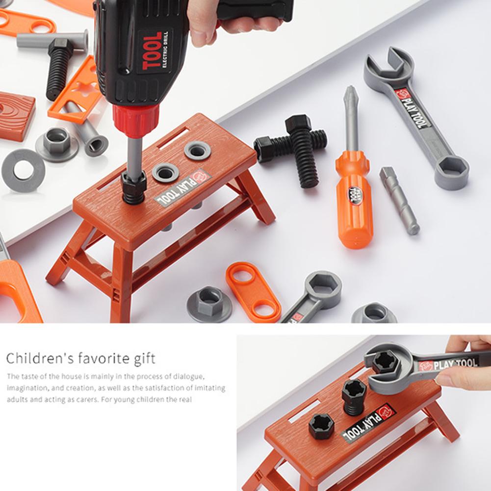 Buy Children's Repair Tools Toy Power Workbench Construction Tool Bench ...