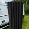Caravan Camping Shower Cabin Cubicle Kits With Suction Cups Rod Shower Curtain For Motorhomes Travel Outdoor Bathrooms