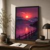 Landscape Wall Art Fantasy Natural Canvas Painting Modern Style Poster Prints for Living Room Wall Decor