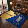 BIRMINGHAM CITY Custom Crystal Velvet Rug, Personalized Name Text Print, Football Logo Soft Non‑Slip Floor Mat Home Decor Gift