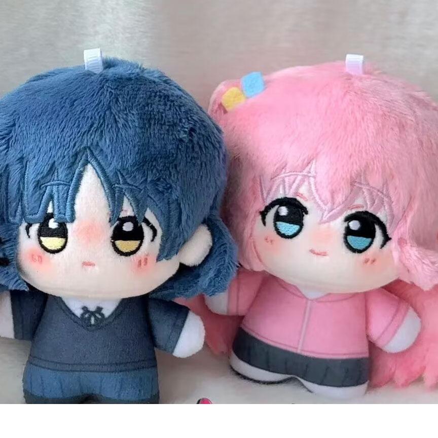 10cm BOCCHI THE ROCK Plush Toy Fans Anime Kita Ikuyo Plushie Doll Peripherial Yamada Ryo Plush Keychain Dolls Backpack Kids Gift