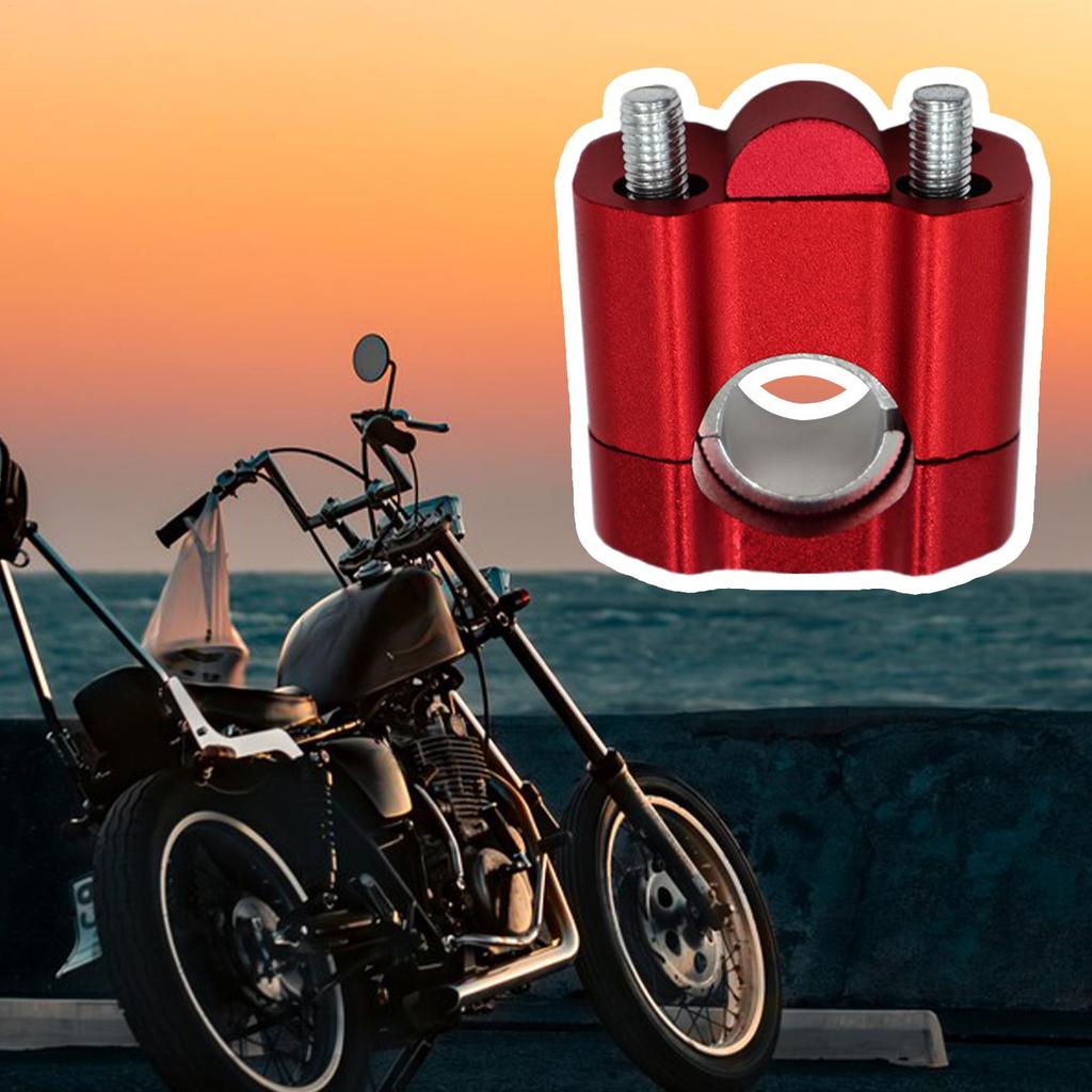 Handlebar Riser Aluminum Alloy Replacement Clamp Handlebar Clamp Risers For ATV Dirt Bike Modification Riding