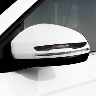 Nuevos Nuevos 4pcs Pegatinas Protectoras de Borde de Puerta de Coche de Goma Tiras Anticolisión Para VW Volkswagen Polo Golf CC GTI Tiguan Passat
