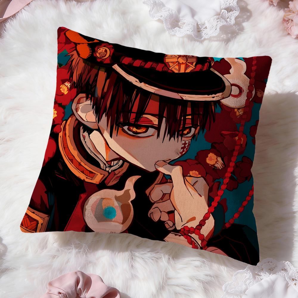 b-Bound Hanako-kun Cushion Cover Premium Comfort Reversible Pillow Cove -Two in One Design for Any Room & Car Interior