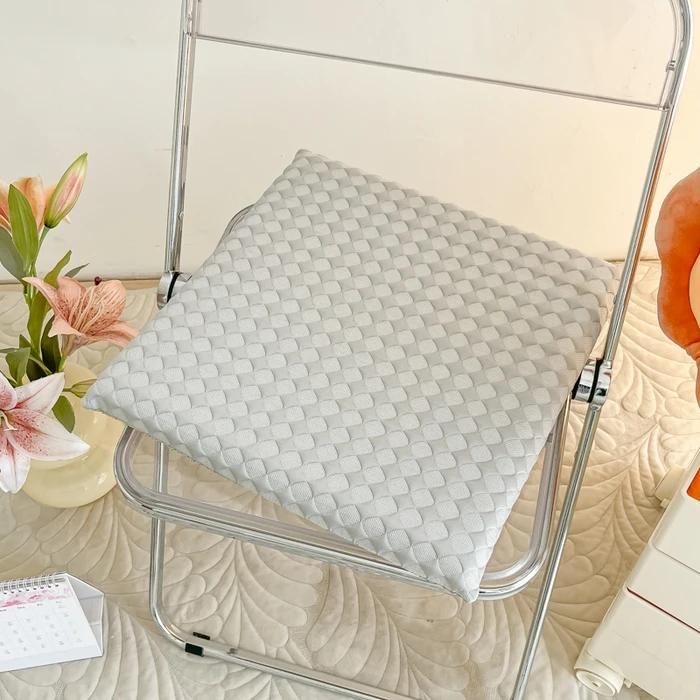 2025 New Summer Ice Doudou Seat Cushion Chair Cushion Cool and Comfortable Skin-friendly Breathable Living Room Dining Room
