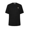 Maison Kitsuné Mens Embroidered Logo Cotton T-Shirt
