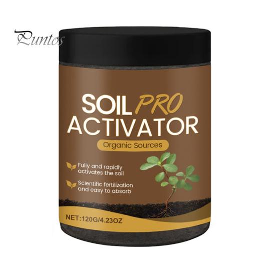 Soil Activator Powder Fertilizer Nutrient-Rich Plant Growth Booster Soil Activation Powder for Potting Mix Seedlings Compost Indoor Outdoor Plants