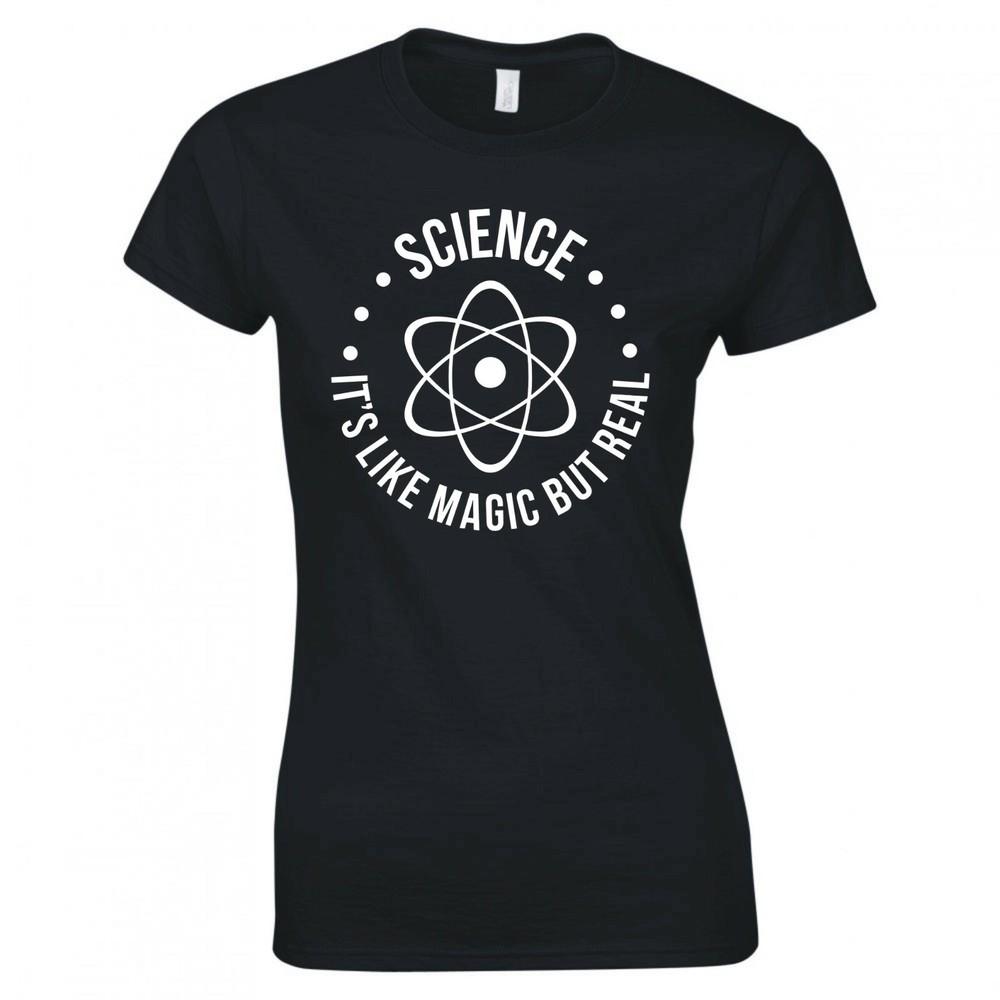 Funny Science Its Like Magic But Real Skinny Fit TShirt