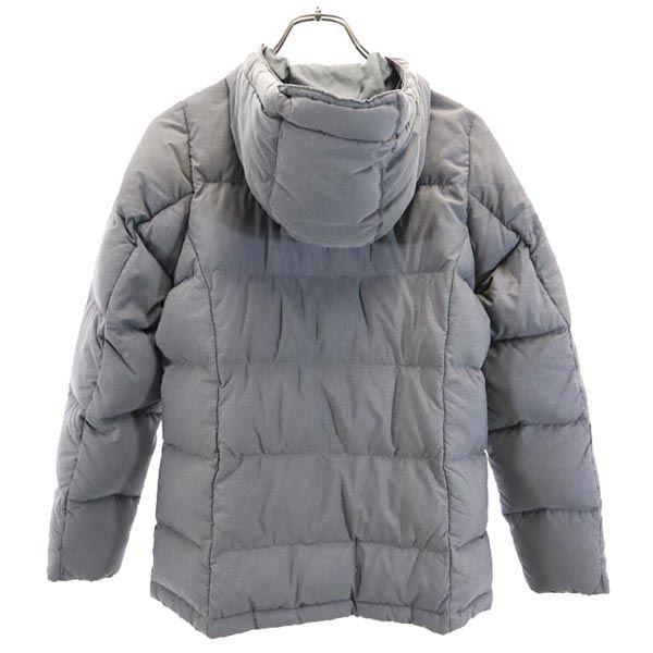 MARMOT Outdoors Down jacket S Gray Food Logo Women Used