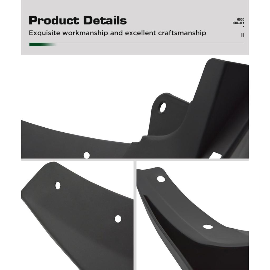 4PCS Car Mud Flaps Splash Guards Mudguards Car Mud Flaps Compatible with Tesla Model X 2015 2016 2017 2018 2019 2020 2021 2022