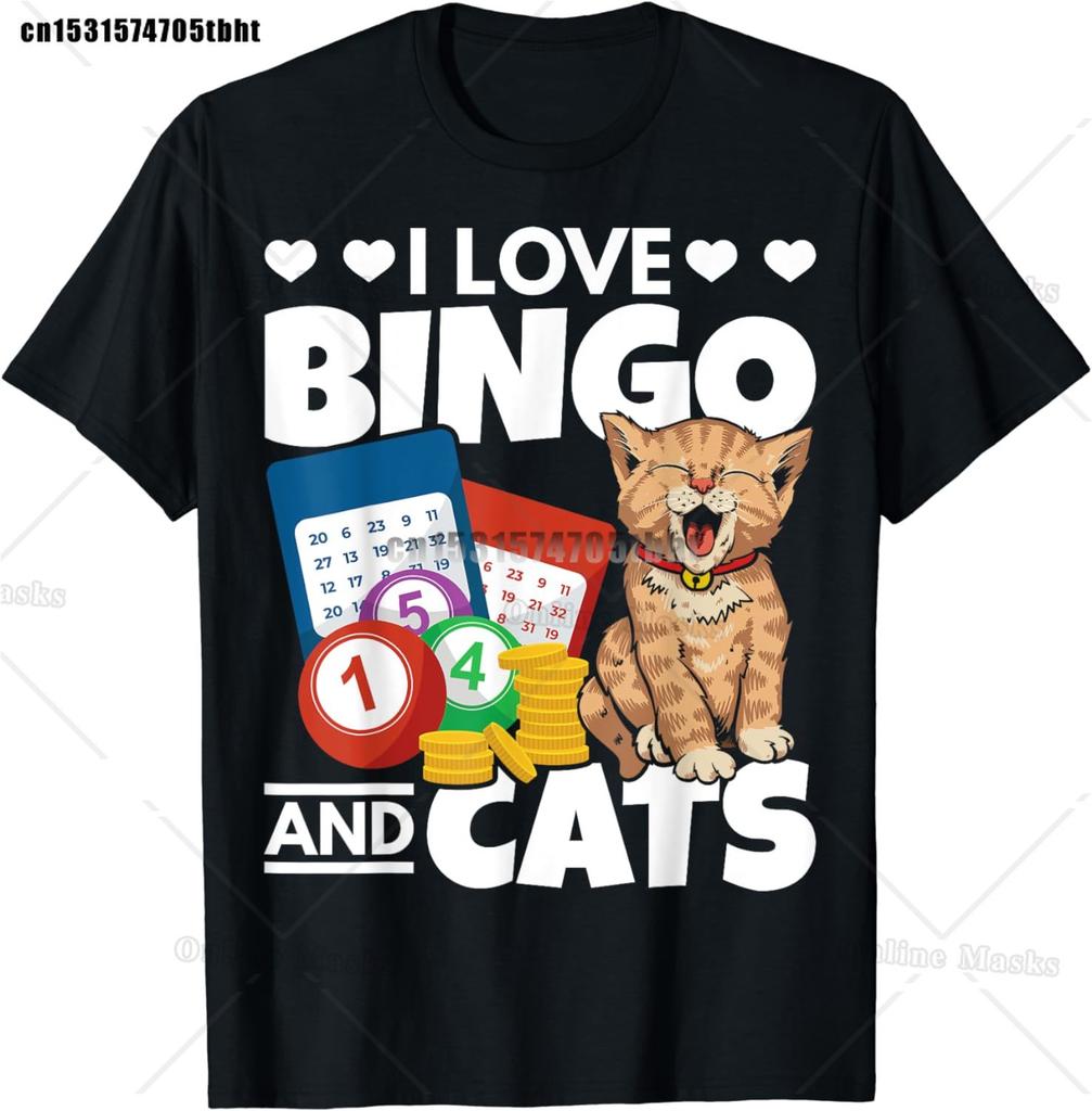 Crazy Bingo Lady Shirt Funny Lucky Bingo Shirt Player Hobby Gambling Bingo Queen TShirt Fashion Street Cotton Tops Tees