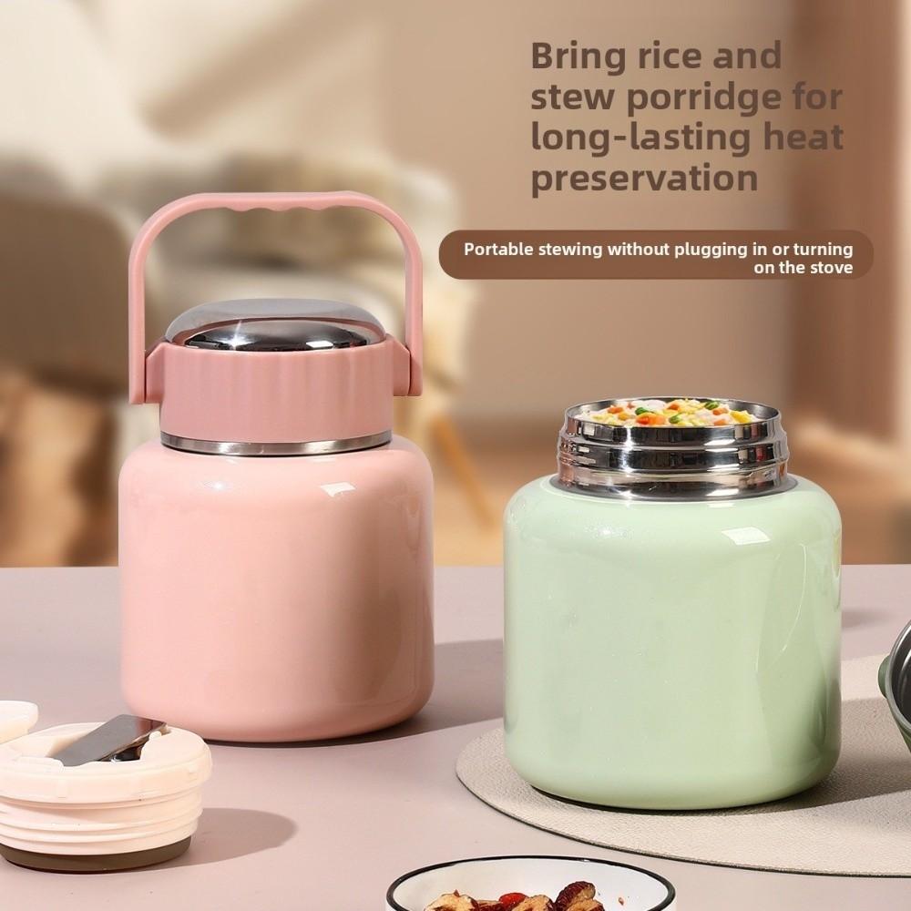 New 900ML Stewing Cup Leak-Proof Storage Portable Stewing Pot Large Capacity Food Jar