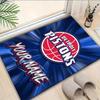 Custom Name Rug Detroit Basketball Art Area Rug Suitable for Indoor And Outdoor,Carpets for Homes, Offices,Living Rooms,Home Decor,Christmas Gift