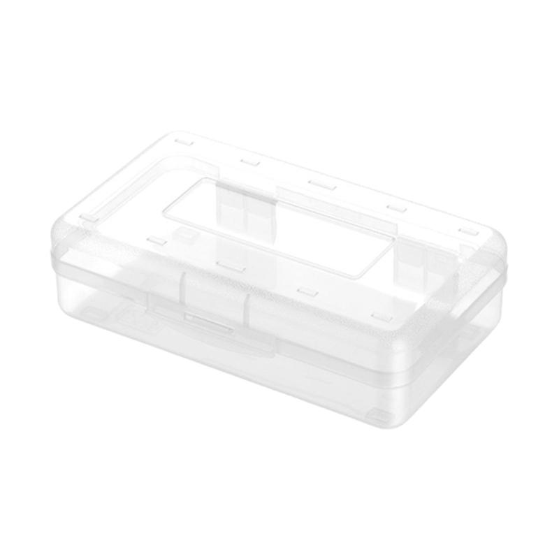 Clear Hard Pencil Case High Capacity Pen Case Colored Pencil Organizers Box for Sketch Pencil Art Marker Watercolor Pen