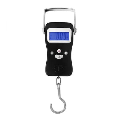 Digitale Angelwaage mit 1 m Lineal, 50 kg/110 lb, digitale tragbare Hängewaage für Fisch und Gepäck