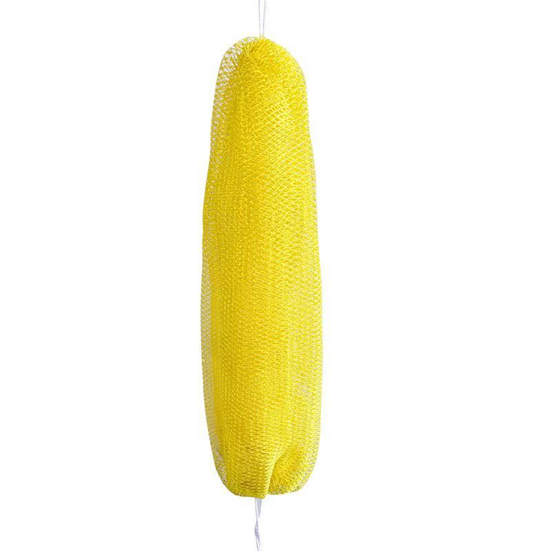 Afrikanisches Nylon-Peeling-Badetuch mit hoher Elastizität und langem Streifendesign.